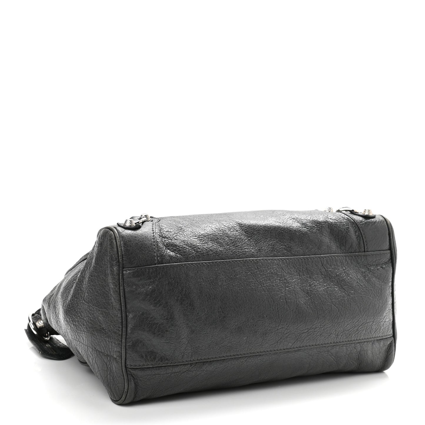 Agneau Giant 12 Silver Hardware Velo Gris Fossile Anthracite