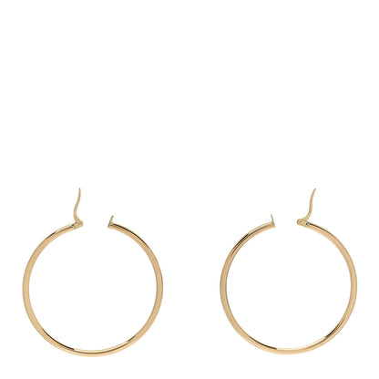 Roberto Coin 18K Yellow Gold Large Hoop Earrings 3 of 5