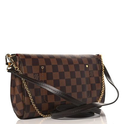 Louis Vuitton Damier Ebene Favorite MM 3 of 9