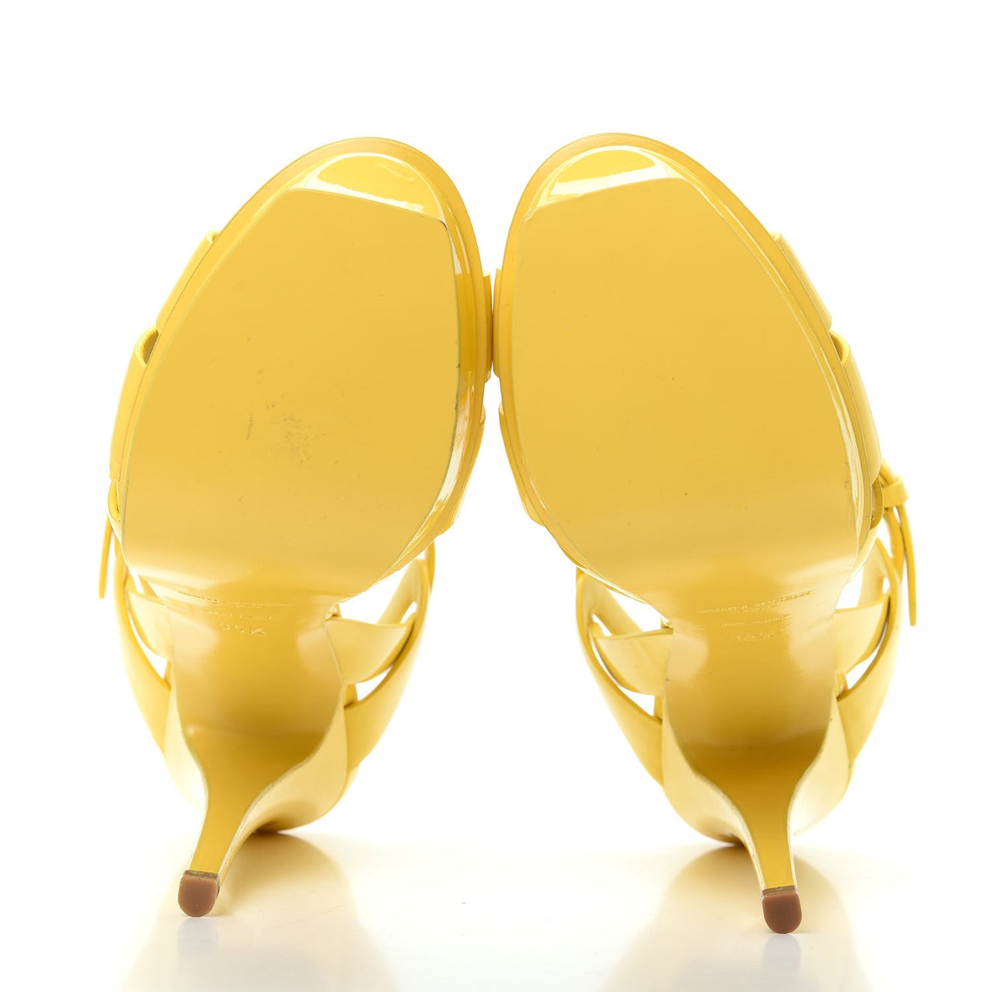 Patent Tribute 105 Platform Sandals 35.5 Citron