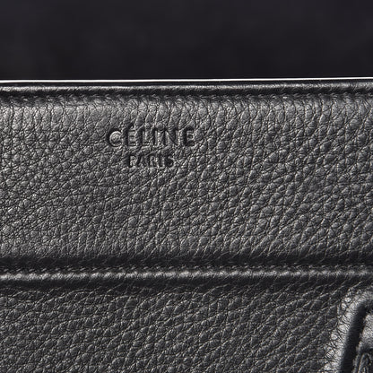Celine Supple Calfskin Medium Phantom Luggage Black 8 of 10