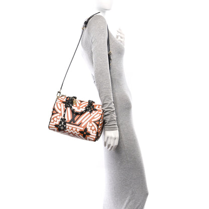 Louis Vuitton Monogram Giant Crafty Speedy Bandouliere 25 Creme Caramel 2 of 10