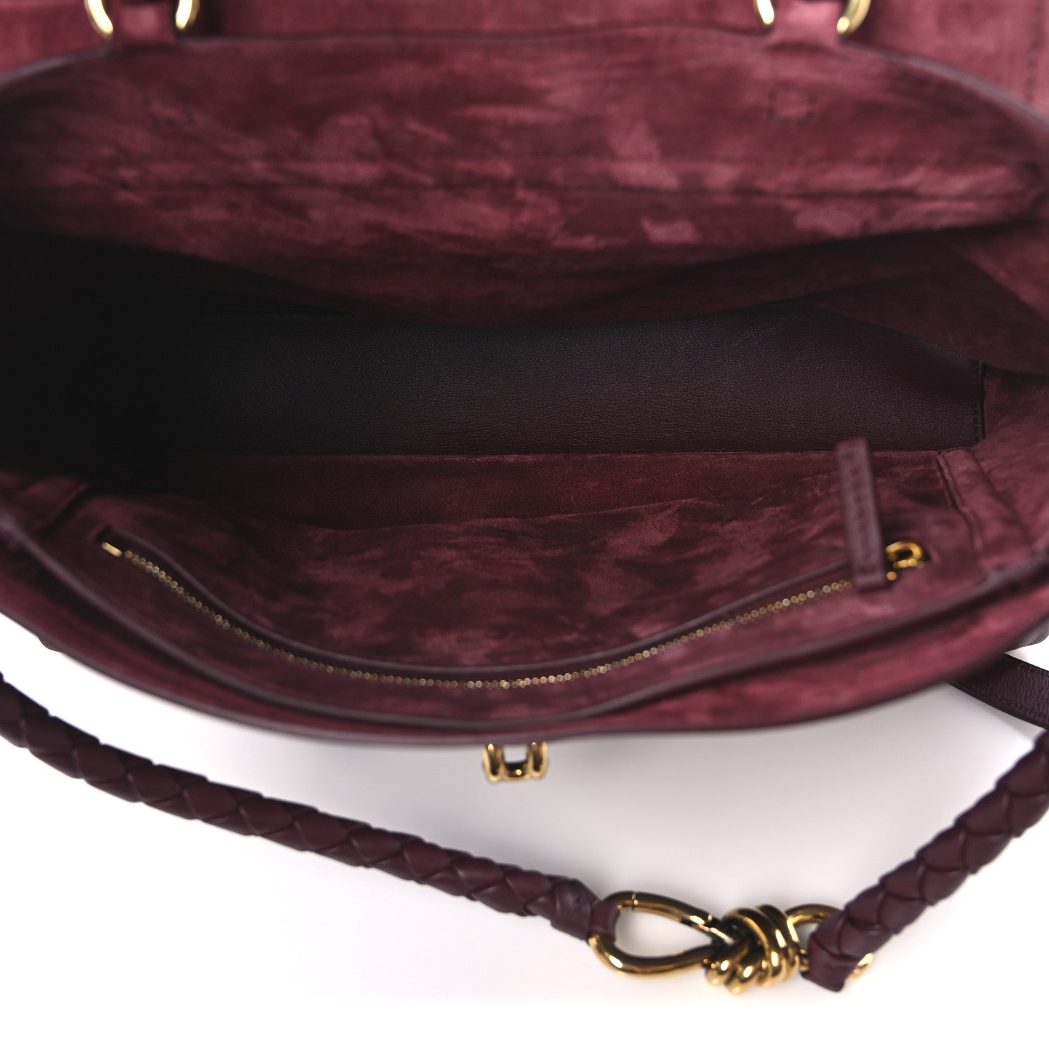 Bottega Veneta Silky Calfskin Medium Ciao Ciao Barolo 5 of 10