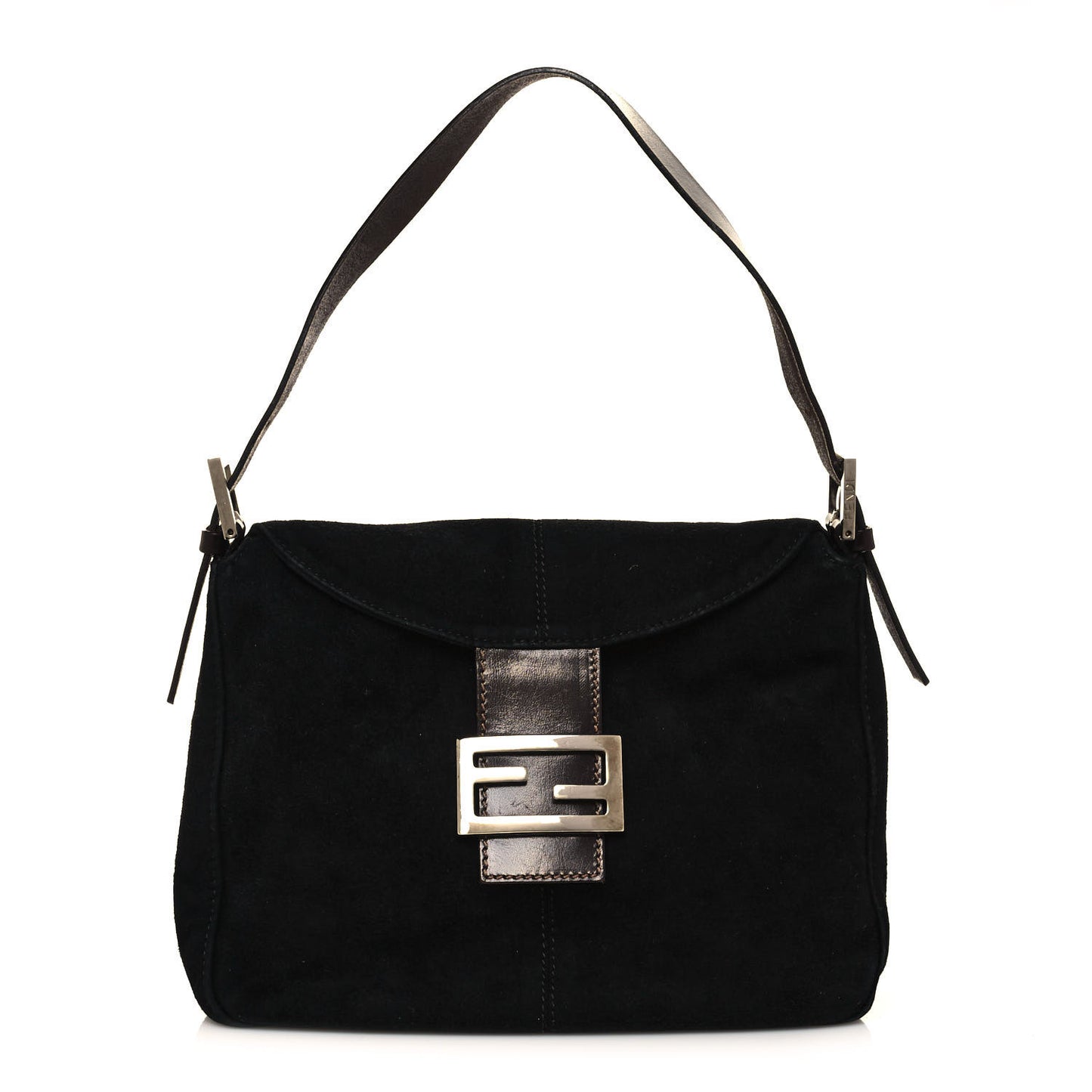Suede Shoulder Bag Black