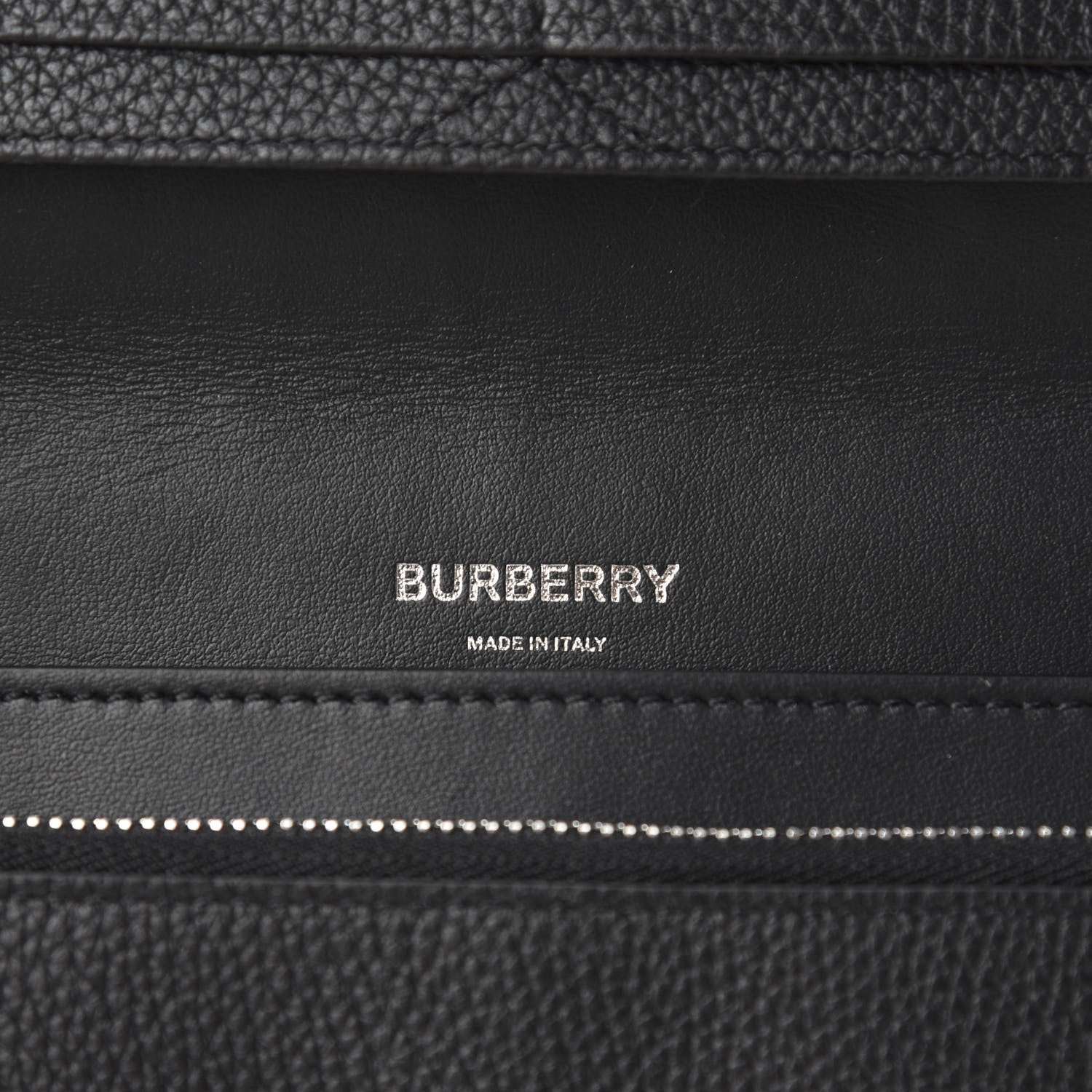 Burberry Grainy Calfskin Wallet with Detachable Strap Black 8 of 9