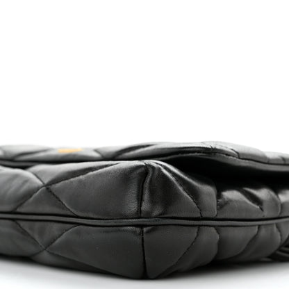 Saint Laurent Lambskin Quilted Le 57 Diamond Shoulder Bag Black 10 of 12