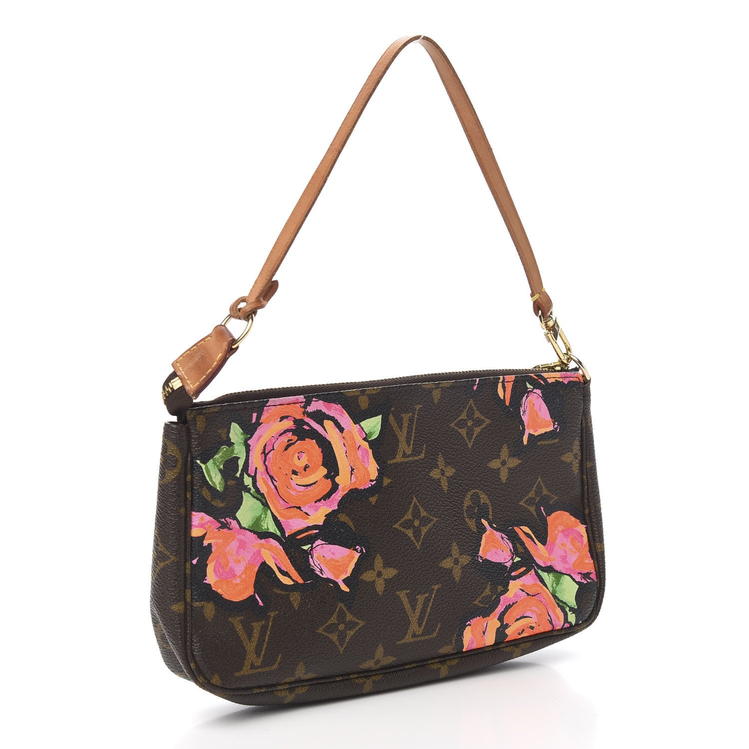 Louis Vuitton Monogram Roses Pochette Accessories 2 of 11