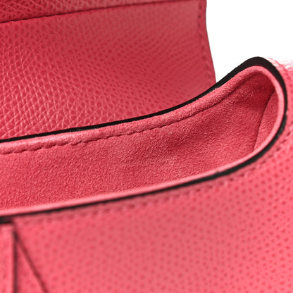 Christian Dior Grained Calfskin Mini Saddle Bag Pink 13 of 13