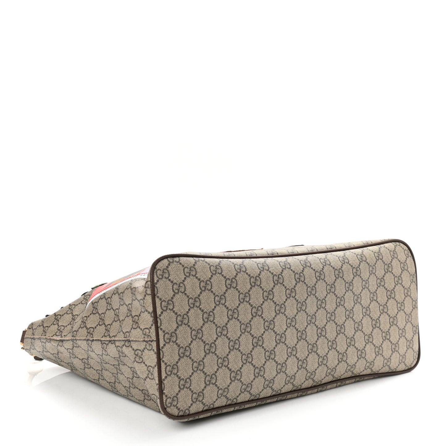 Soft GG Supreme Monogram Courrier Medium Crossbody Tote Beige New Acero