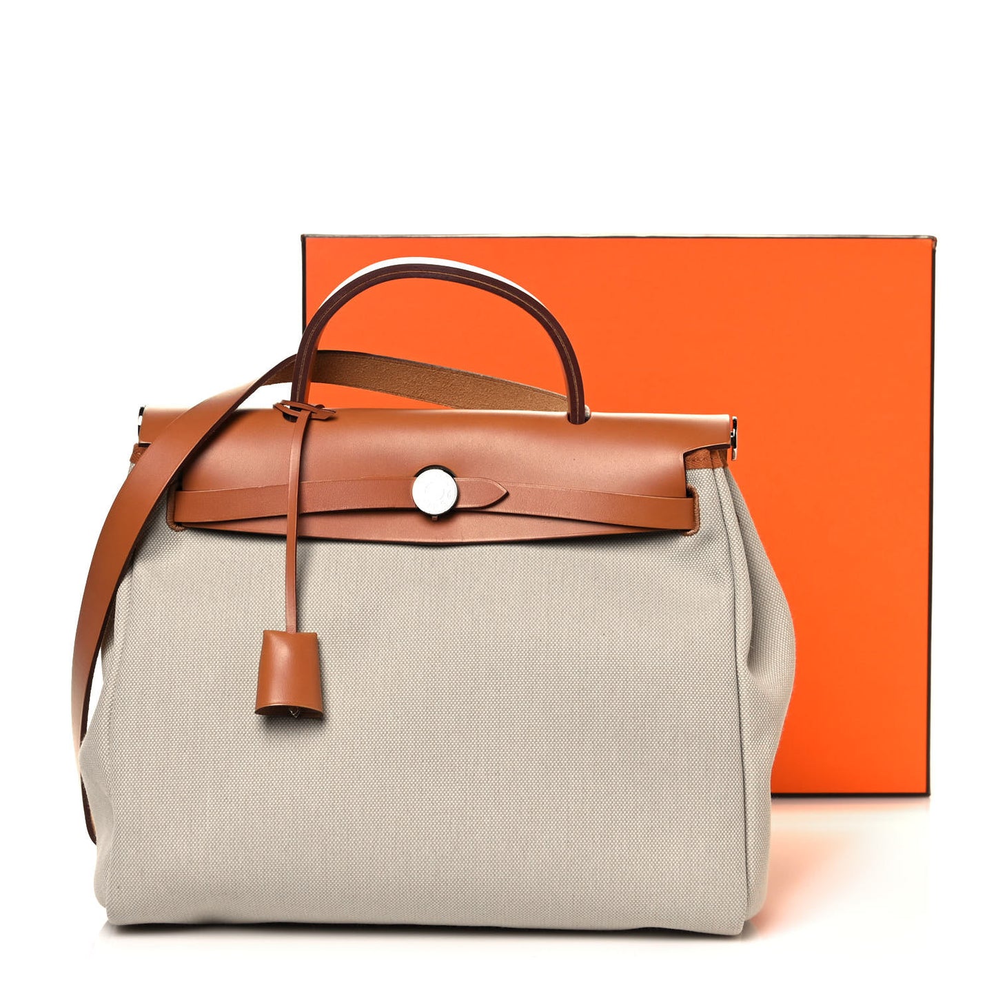 Vache Hunter Criss Viking Herbag Zip Retourne 31 PM Ecru Beige Naturel