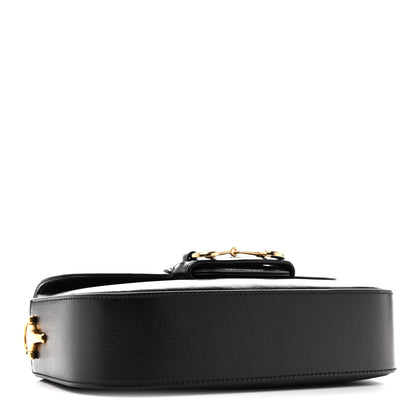 Gucci Azalea Calfskin Small Horsebit 1955 Chain Shoulder Bag Black 4 of 14