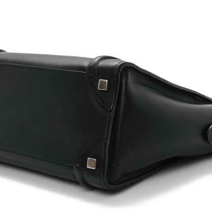 Celine Smooth Calfskin Micro Luggage Black 10 of 11