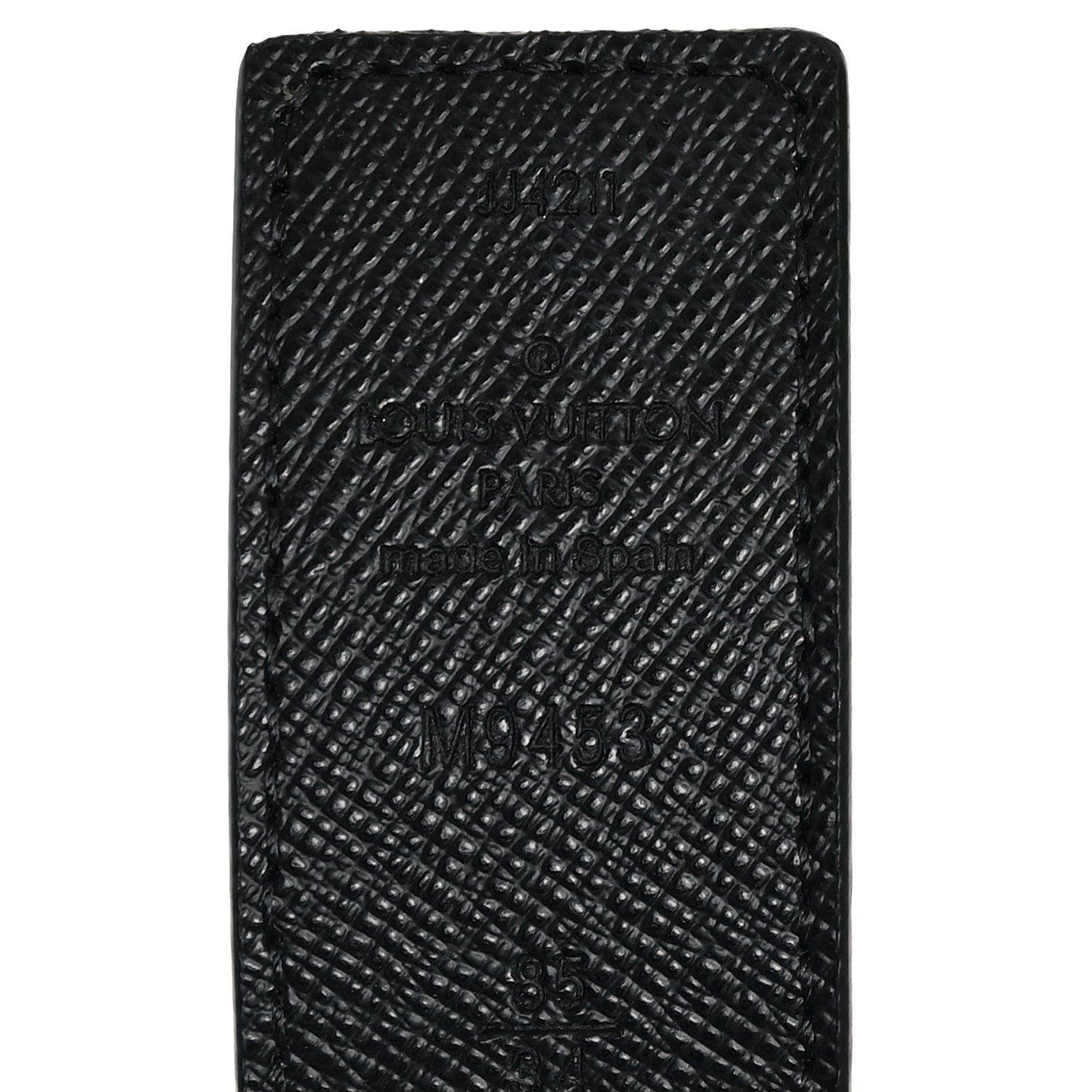 Louis Vuitton Calfskin Monogram 30mm LV Initiales Reversible Belt 85 34 Black 3 of 5