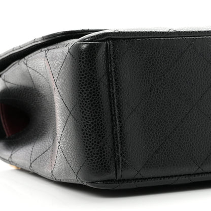 Chanel Caviar Quilted Maxi Double Flap Black 9 of 11