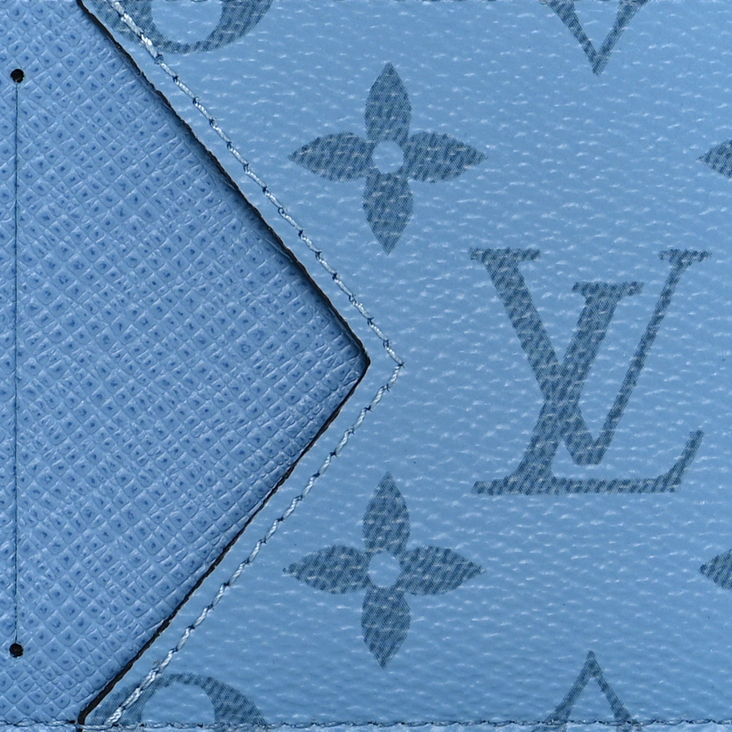 Louis Vuitton Taigarama Coin Card Holder Denim 7 of 7