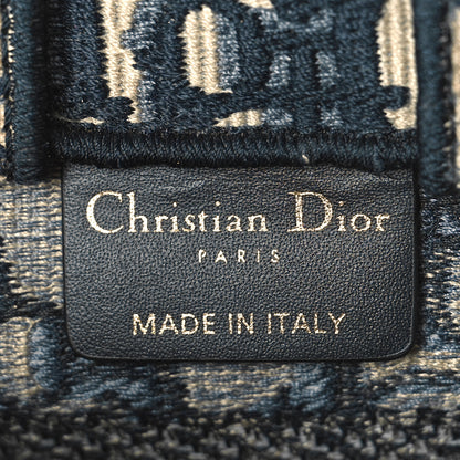 Christian Dior Oblique Mini Book Tote Phone Bag Blue 6 of 9