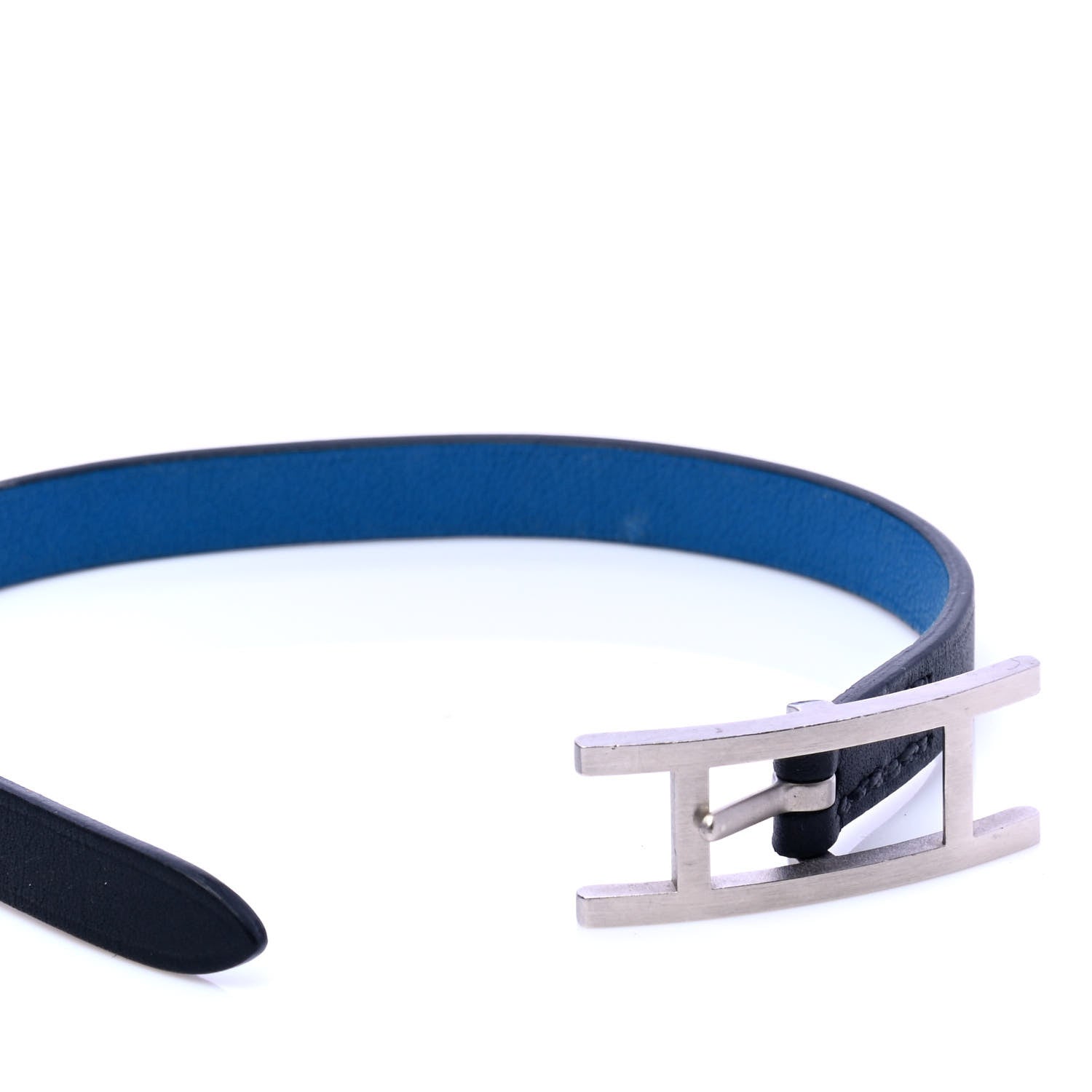 Hermes Swift Behapi Single Tour Bracelet Bleu Hydra Black 3 of 6
