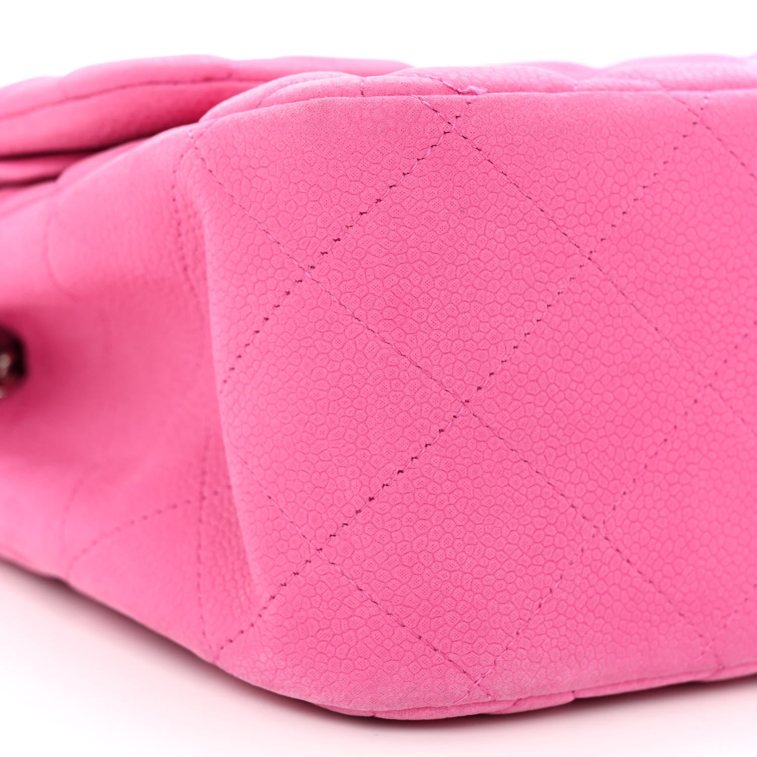 Chanel Iridescent Caviar Quilted Jumbo Double Flap Pink 9 of 10