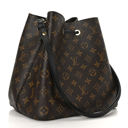 Louis Vuitton Monogram Neonoe MM Black 3 of 10