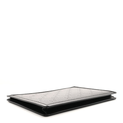 Gucci Calfskin GG Tennis Embossed Zip Pouch Black 4 of 7
