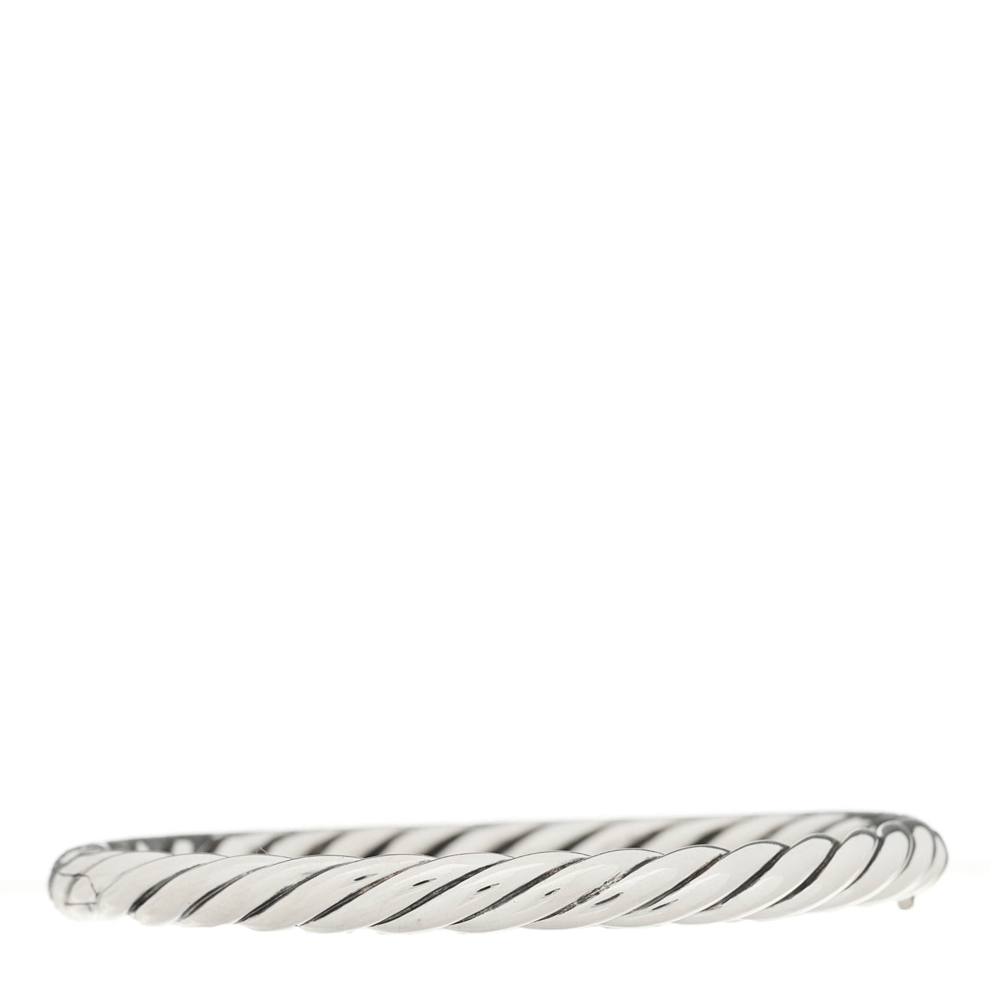 Sterling Silver Diamond 5mm Midnight Melange Bangle Bracelet