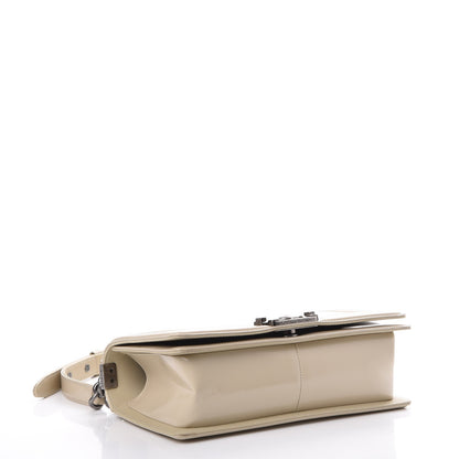 Chanel Glazed Calfskin Medium Boy Flap Light Beige 5 of 10