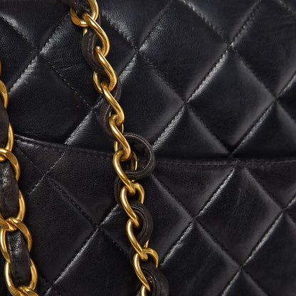 Chanel Lambskin Quilted Jumbo Single Flap Black 26 of 26
