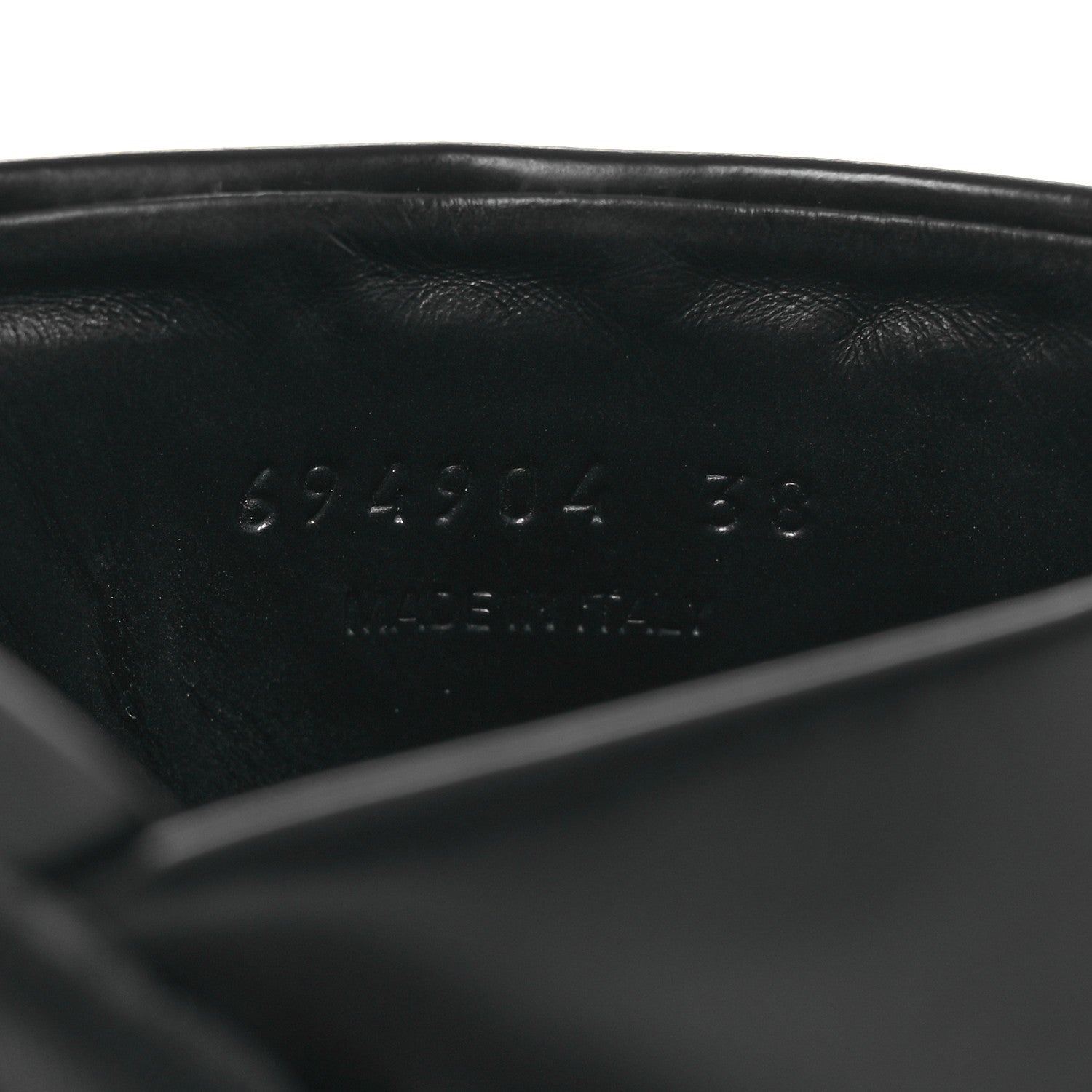 Balenciaga Jive Smooth Calfskin Logo Embossed Womens Tractor Platform 38 Black 10 of 11
