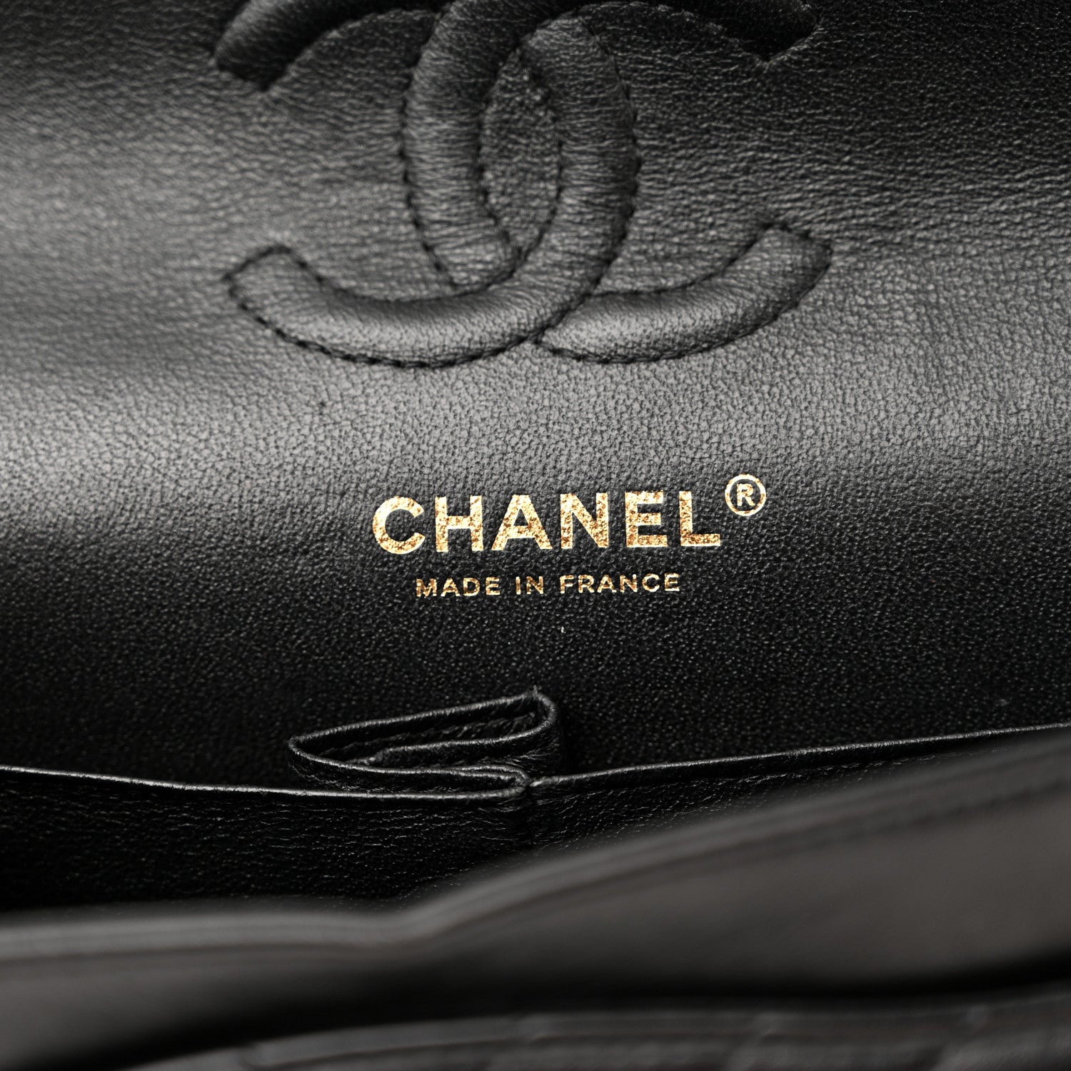 Chanel Lambskin Chevron Quilted Small Double Flap Black 6 of 14