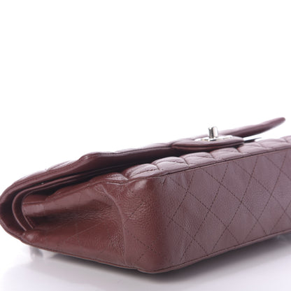 Chanel Caviar Quilted Medium Double Flap Dark Red 7 of 9