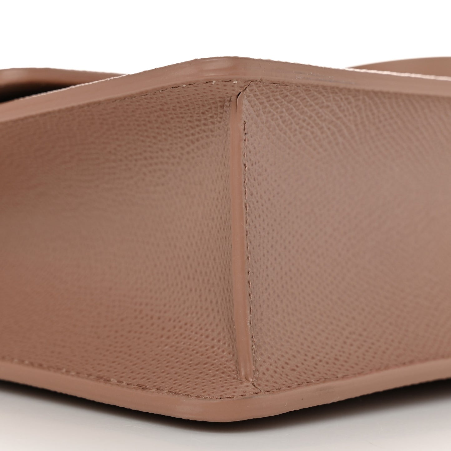 Ultra Matte Grained Calfskin 30 Montaigne Flap Bag Blush
