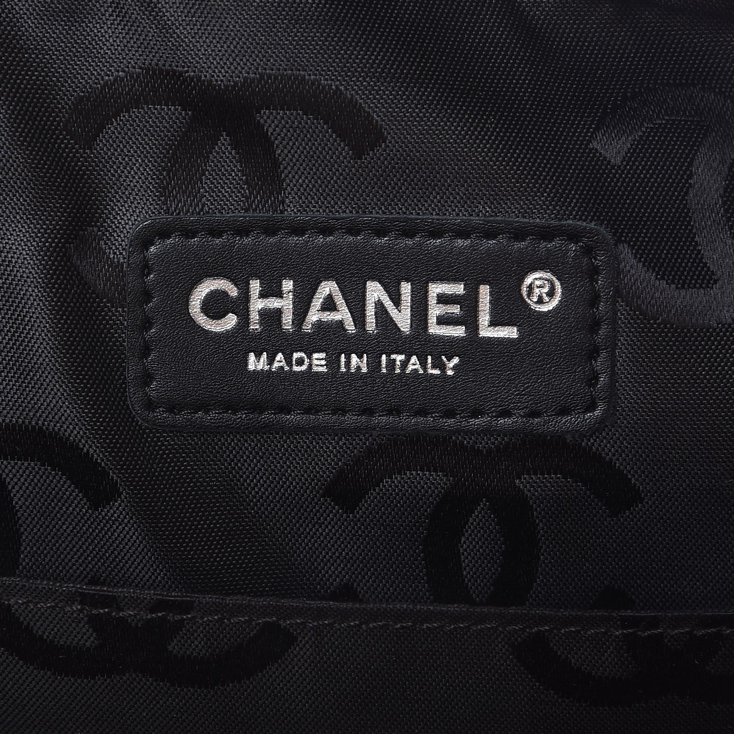 Chanel Calfskin Quilted Large Cambon Multipocket Reporter Beige Black 6 of 15