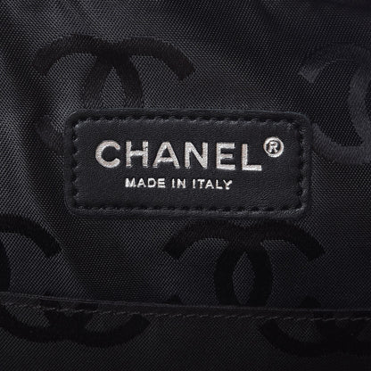 Chanel Calfskin Quilted Large Cambon Multipocket Reporter Beige Black 6 of 15