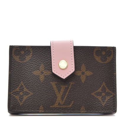Louis Vuitton Monogram Gusset Card Holder Rose Ballerine 1 of 8