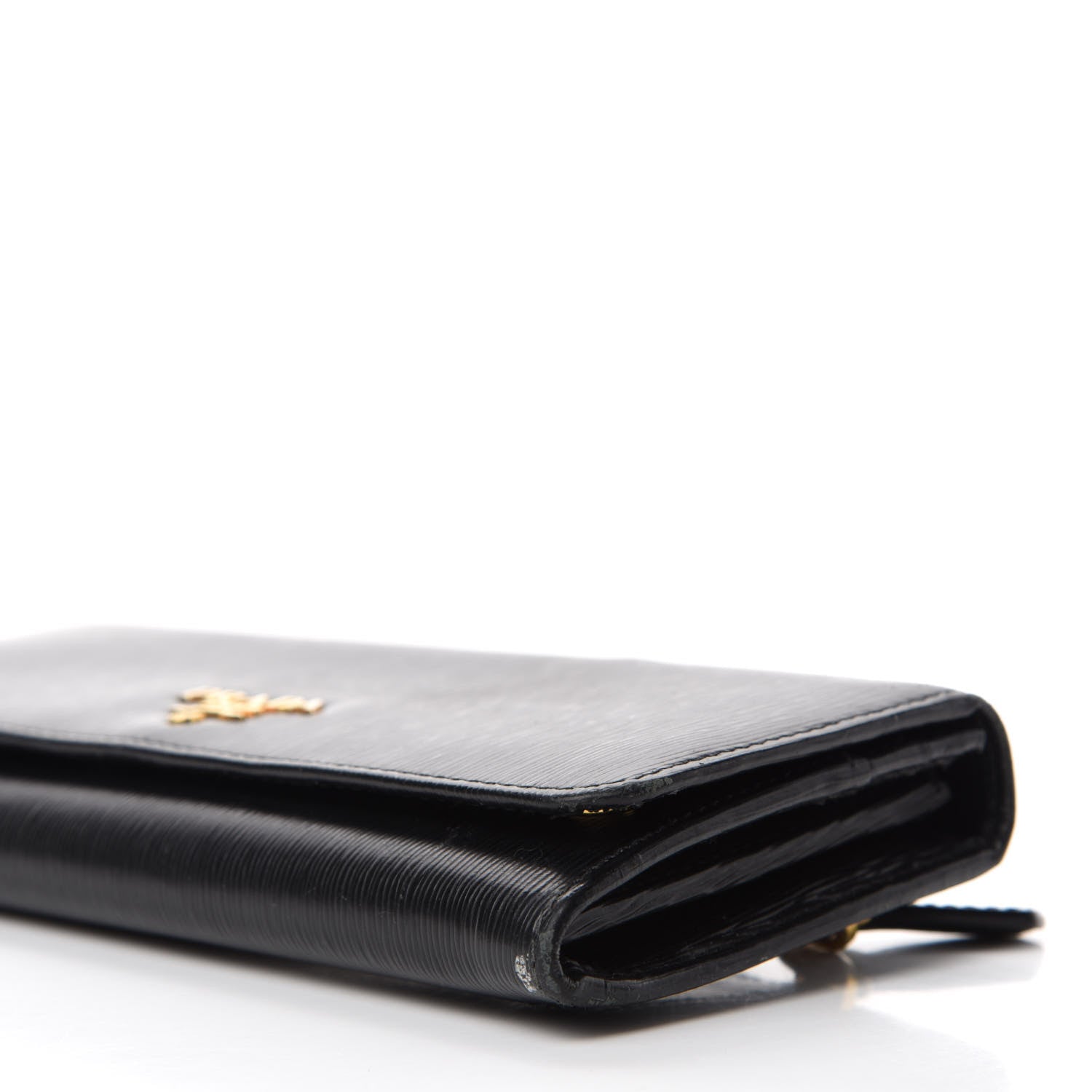 Prada Vitello Move Continental Flap Wallet Black 7 of 11