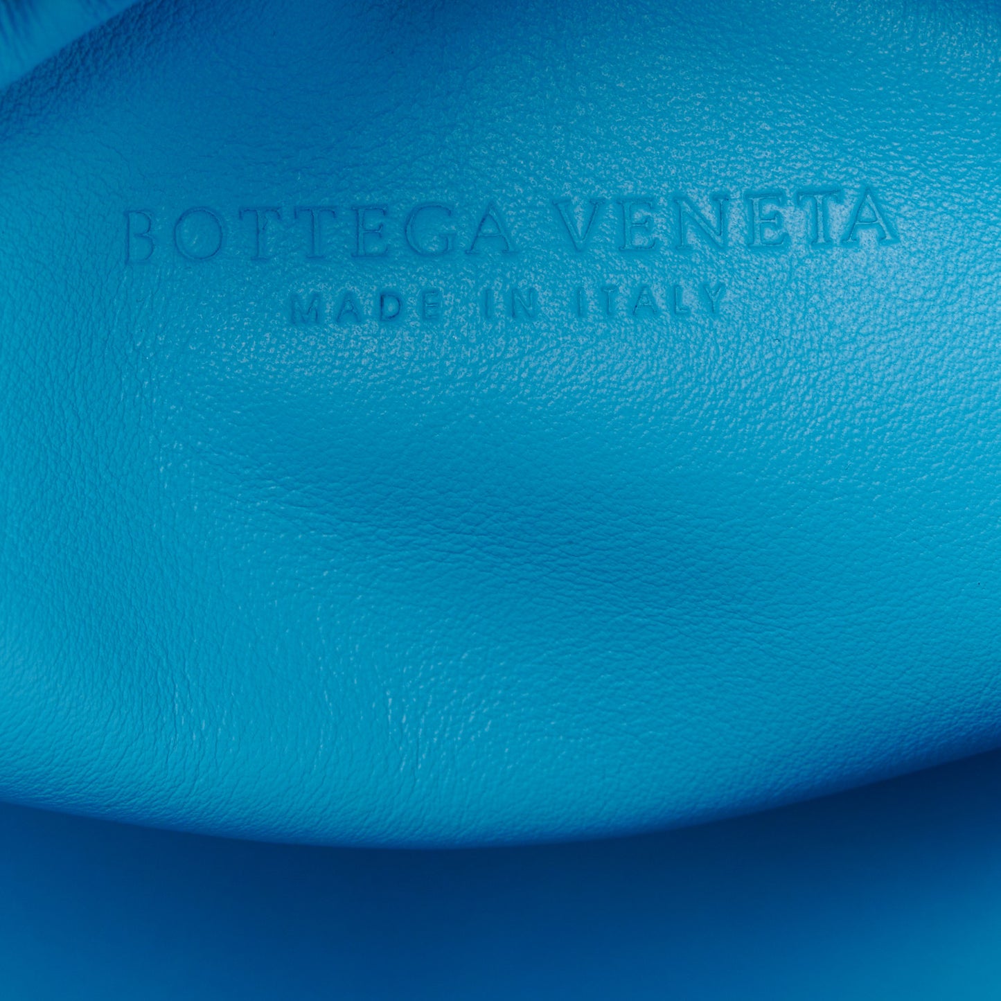 Smooth Butter Calf The Pouch Oversized Clutch Sky Blue
