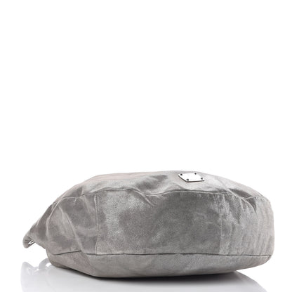 Jimmy Choo Metallic Suede Large Sky Hobo Silver 4 of 16