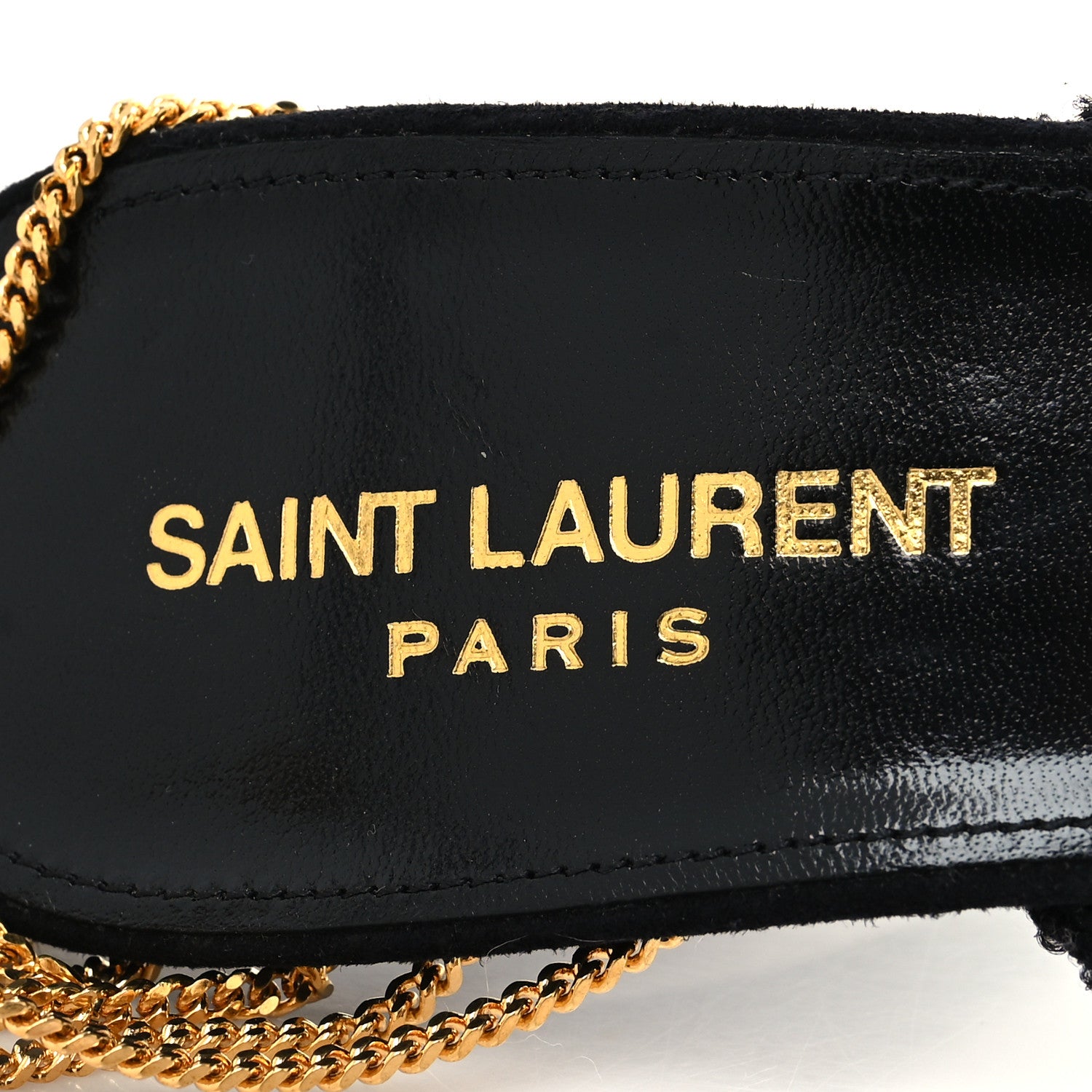 Saint Laurent Tweed Cap Toe Slingback Pumps 39 Black 6 of 7