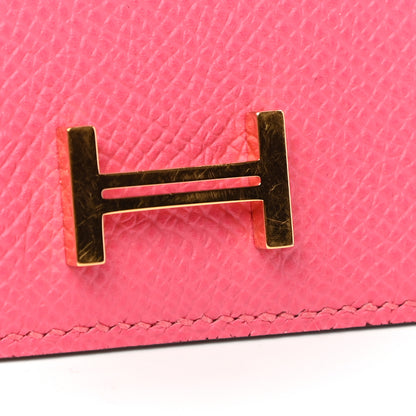 Hermes Epsom Bearn Gusset Wallet Rose Azalee 8 of 8