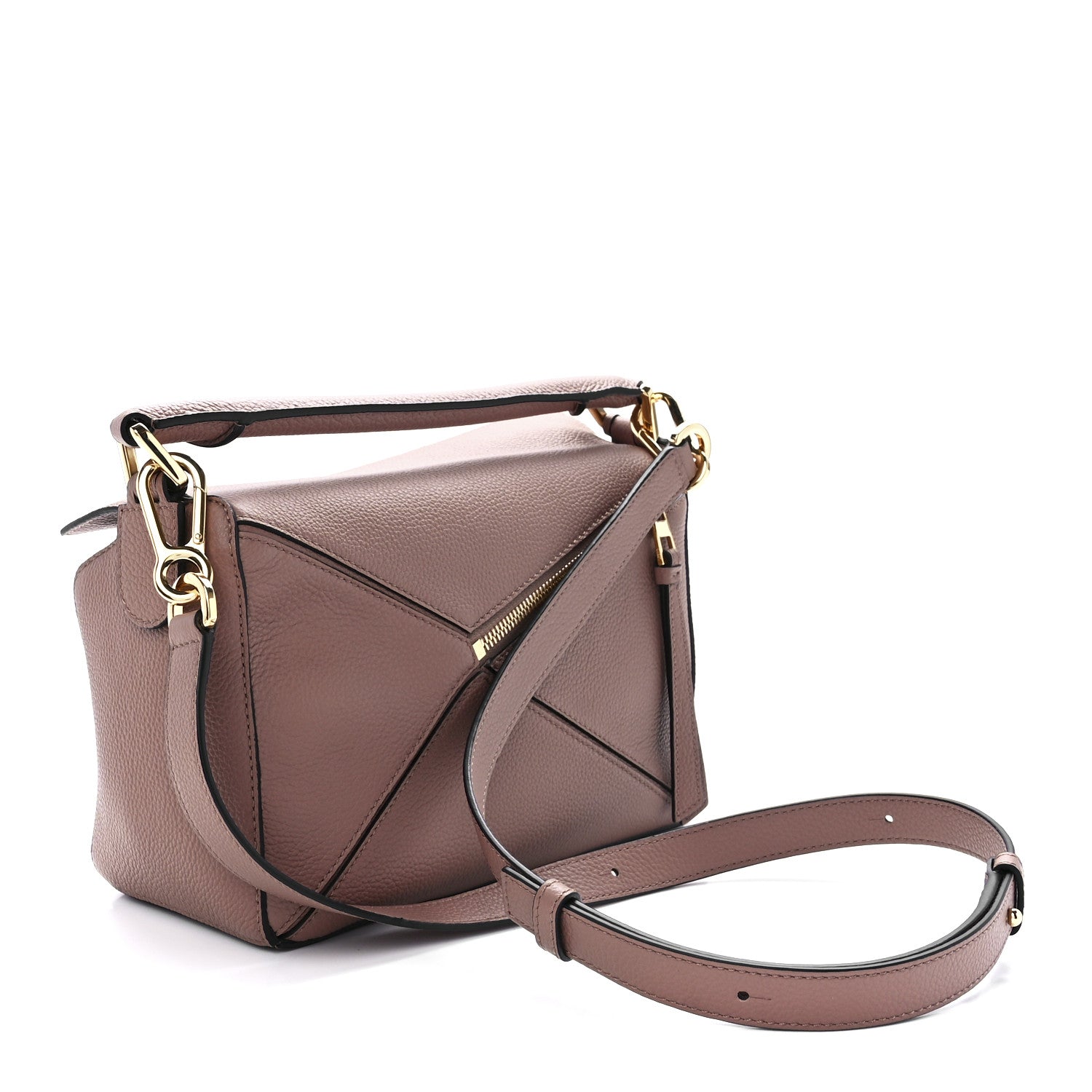Loewe Calfskin Small Puzzle Bag Dark Blush 3 of 11