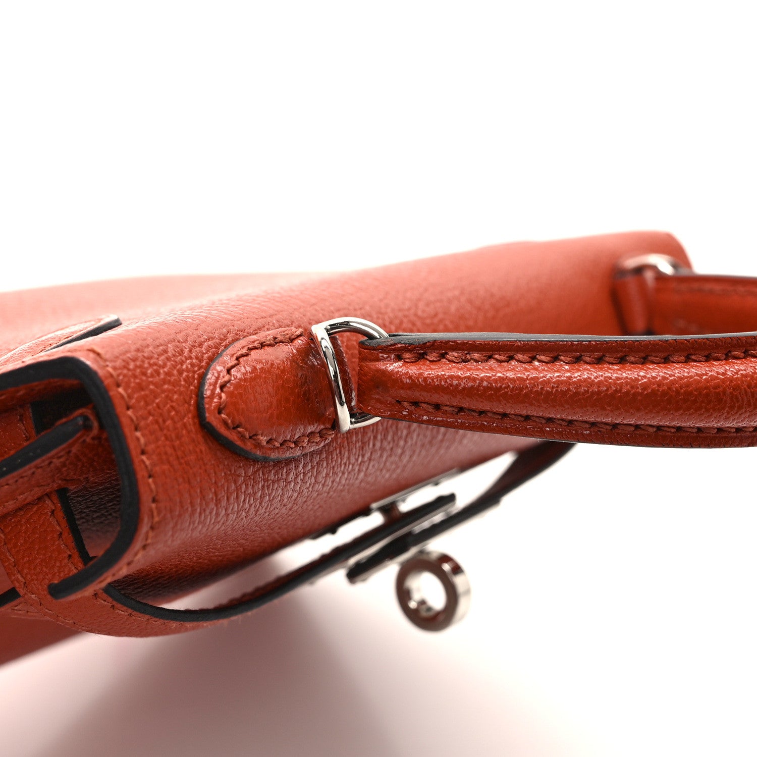 Hermes Chevre Mysore Mini Kelly Sellier 20 Cuivre Rose Mexico 12 of 14