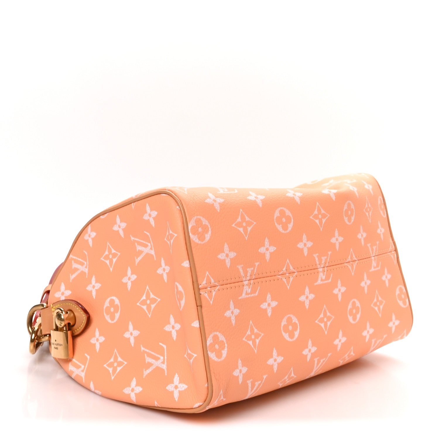 Louis Vuitton Calfskin Monogram Speedy P9 Bandouliere 25 Summer Peach 5 of 11