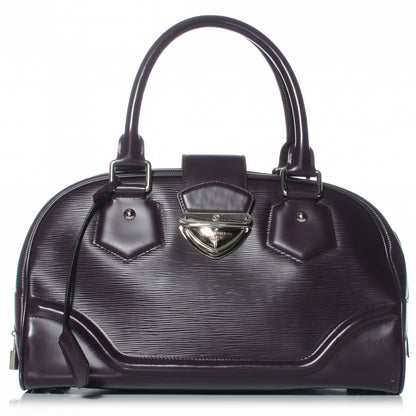 Louis Vuitton Epi Bowling Montaigne GM Cassis 1 of 7