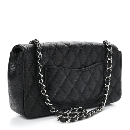 Chanel Caviar Quilted East West Flap Black 3 of 9