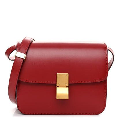 Celine Box Calfskin Teen Classic Box Flap Bag Red 1 of 10