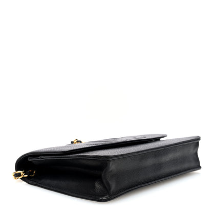 Chanel Caviar Timeless CC Wallet on Chain WOC Black 4 of 10