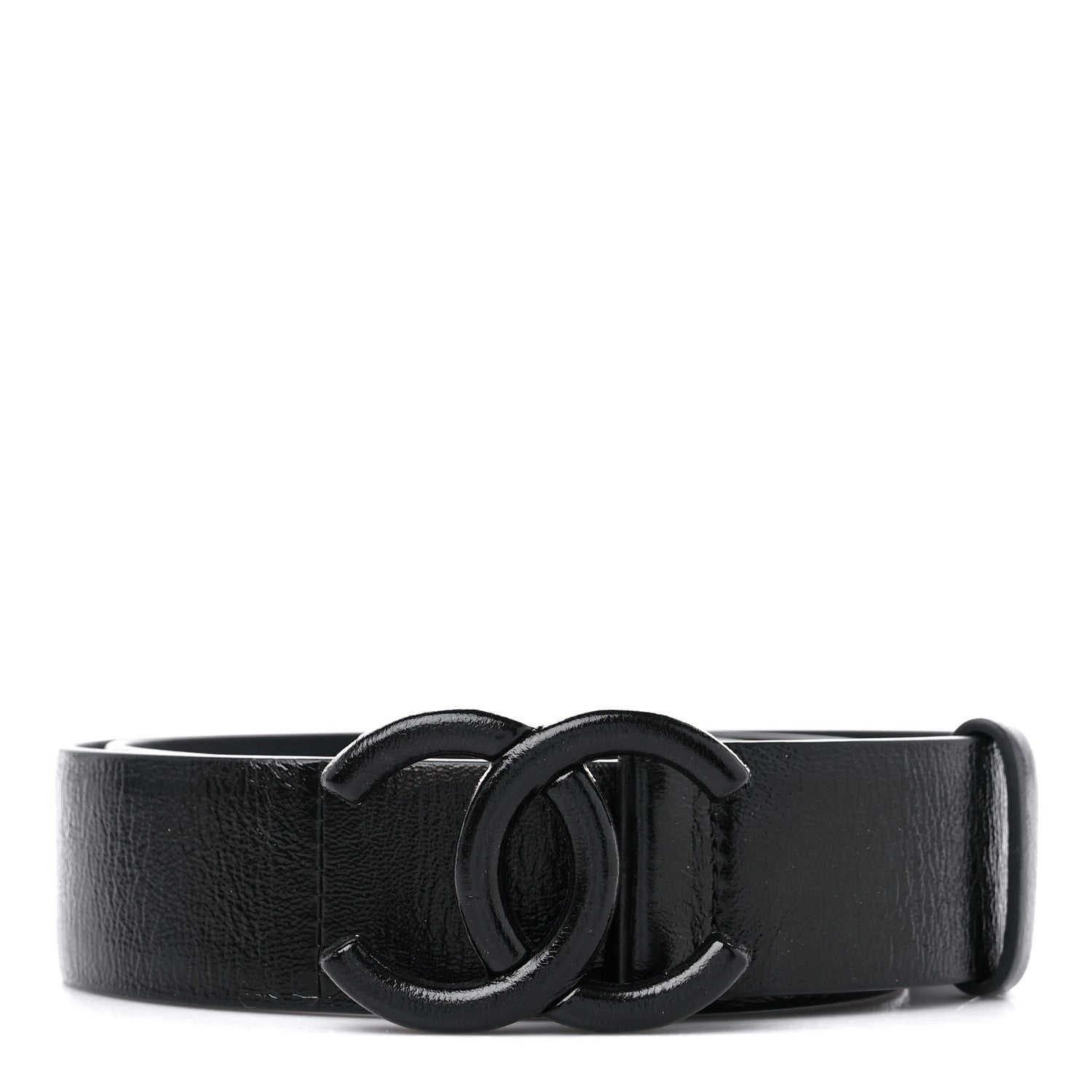 Chanel Patent Calfskin CC Belt 80 32 Black 1 of 8
