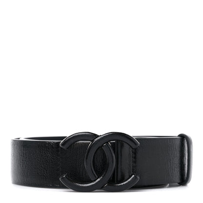 Chanel Patent Calfskin CC Belt 80 32 Black 1 of 8