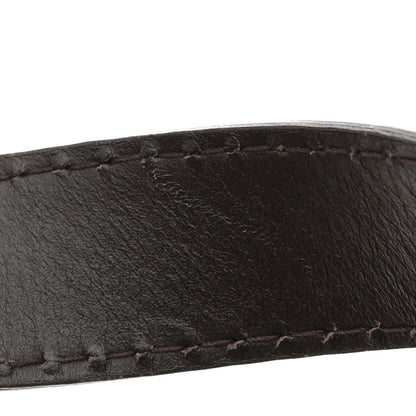 Gucci Monogram Selleria Calfskin Vintage Web Medium Boston Beige Ebony Cocoa 15 of 17