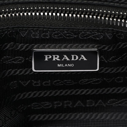 Prada Nylon Tessuto Impuntu Quilted Shoulder Bag Black 5 of 11